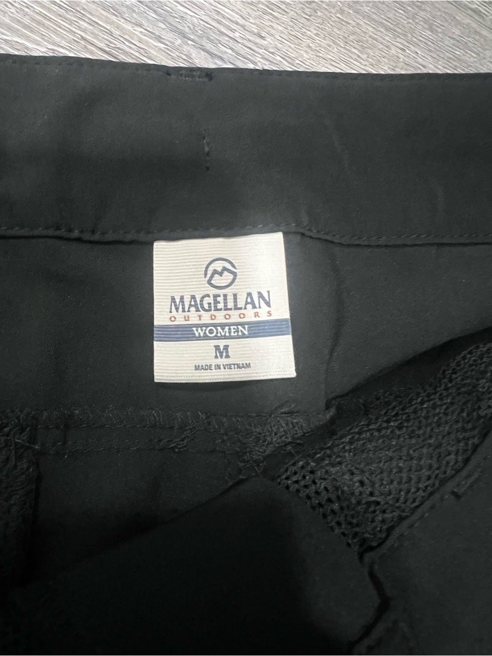 Women’s  Black Stretch Drawstring Pants - Picture 6 of 9